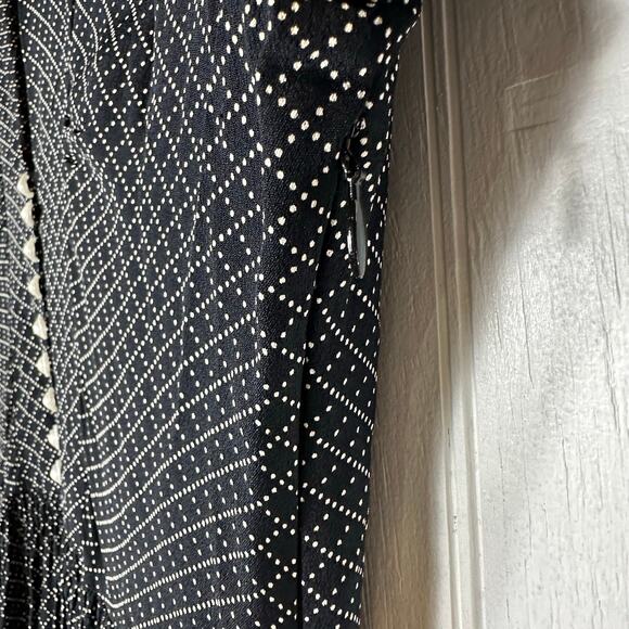 Bread & Butterflies Black Diamond Print Retro Dress - Picture 5 of 7